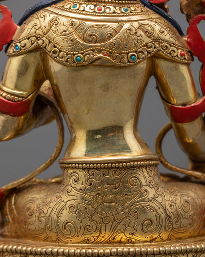 Healing White Tara Statue | Handcrafted Spiritual