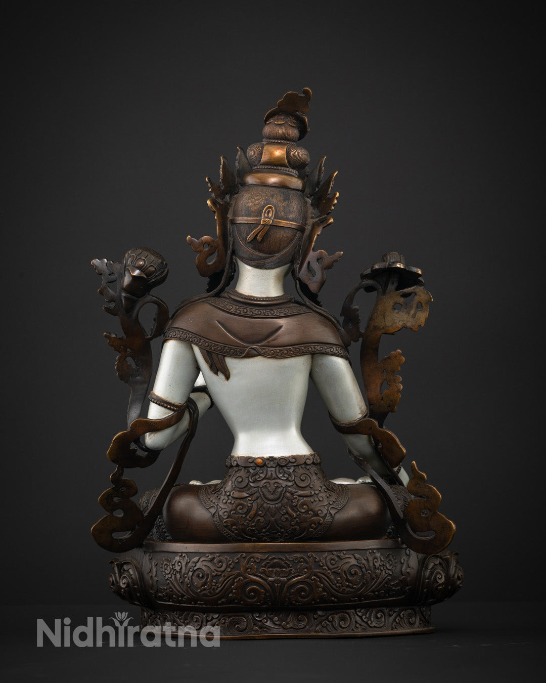 Tibetan White Tara Statue | Himalayan Sacred Art