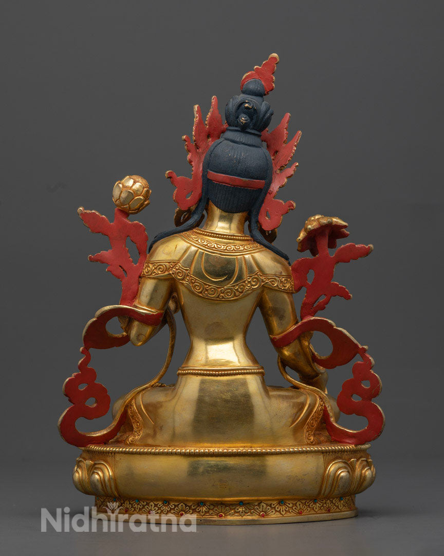 Buddhist Statue of White Tara | Himalayan Fine Art of Nepal