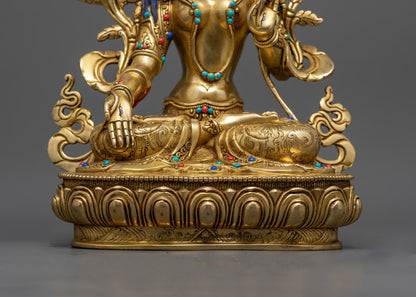 White Tara Statue | Tibetan Buddhist Goddess of Compassion