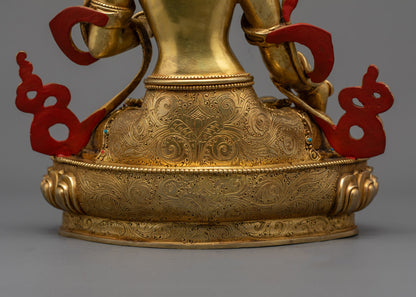 White Tara Goddess Figurine | Traditional Buddhist Iconography