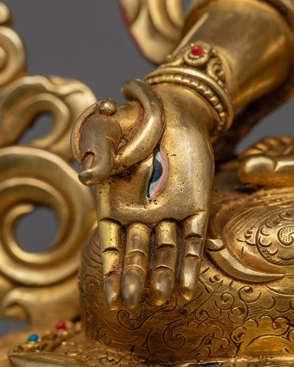 White Tara Goddess Figurine | Traditional Buddhist Iconography