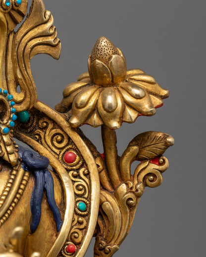 White Tara Goddess Figurine | Traditional Buddhist Iconography