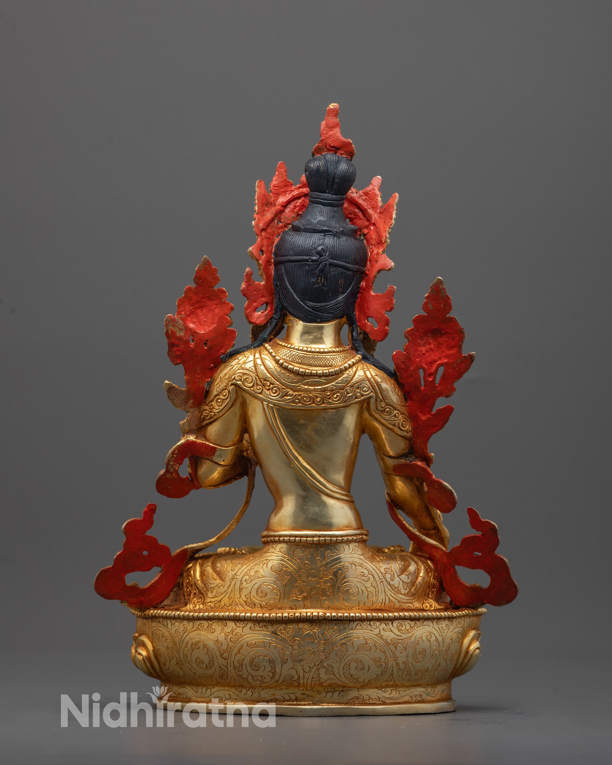 Traditional White Tara Statue | Sacred Nepalese Artistry