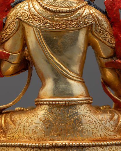 Traditional White Tara Statue | Sacred Nepalese Artistry