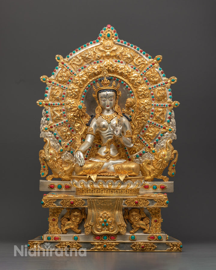 White Tara Statue | Beautifully Crafted Machine-Made Design