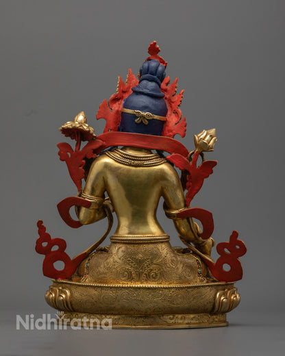 White Tara, the goddess of long life and compassion, ideal for altars, spiritual practice, and promoting healing energy.