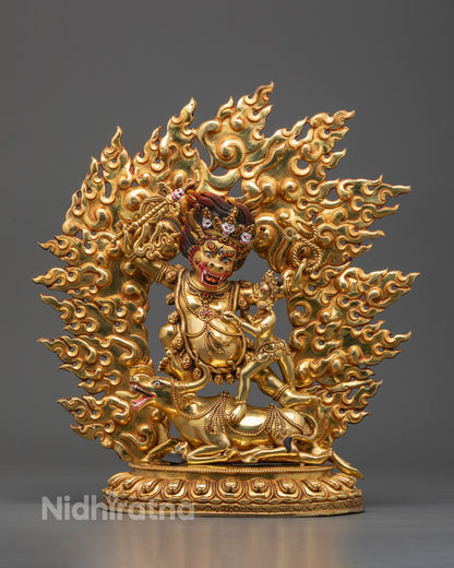Heruka Yamantaka |  Handcarved Copper Statue