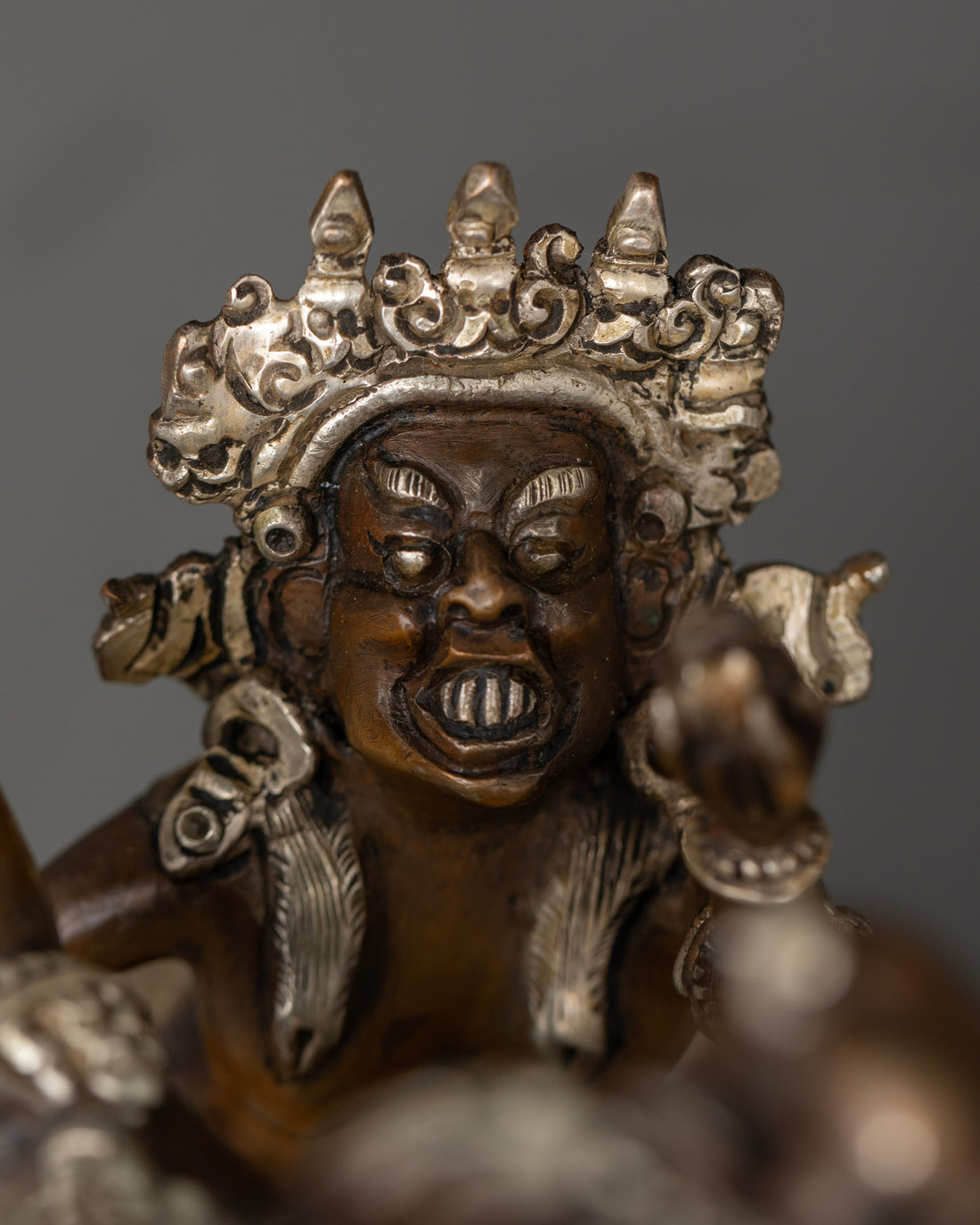 Sacred 14.8 Inch Oxidized Yamantaka Statue