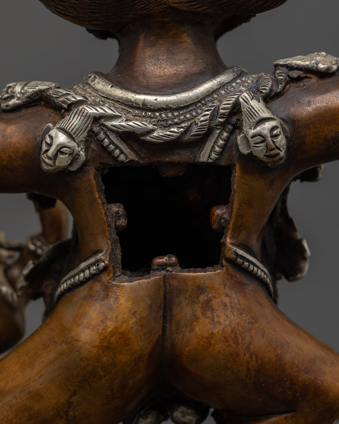 Sacred 14.8 Inch Oxidized Yamantaka Statue