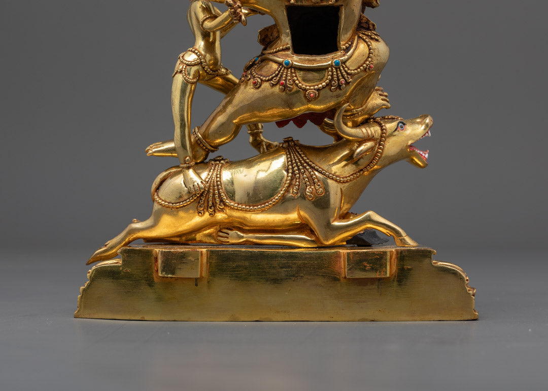 Heruka Yamantaka |  Handcarved Copper Statue