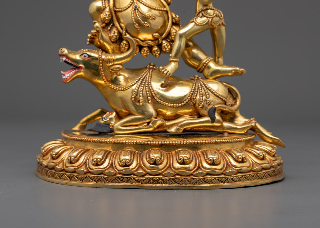 Heruka Yamantaka |  Handcarved Copper Statue