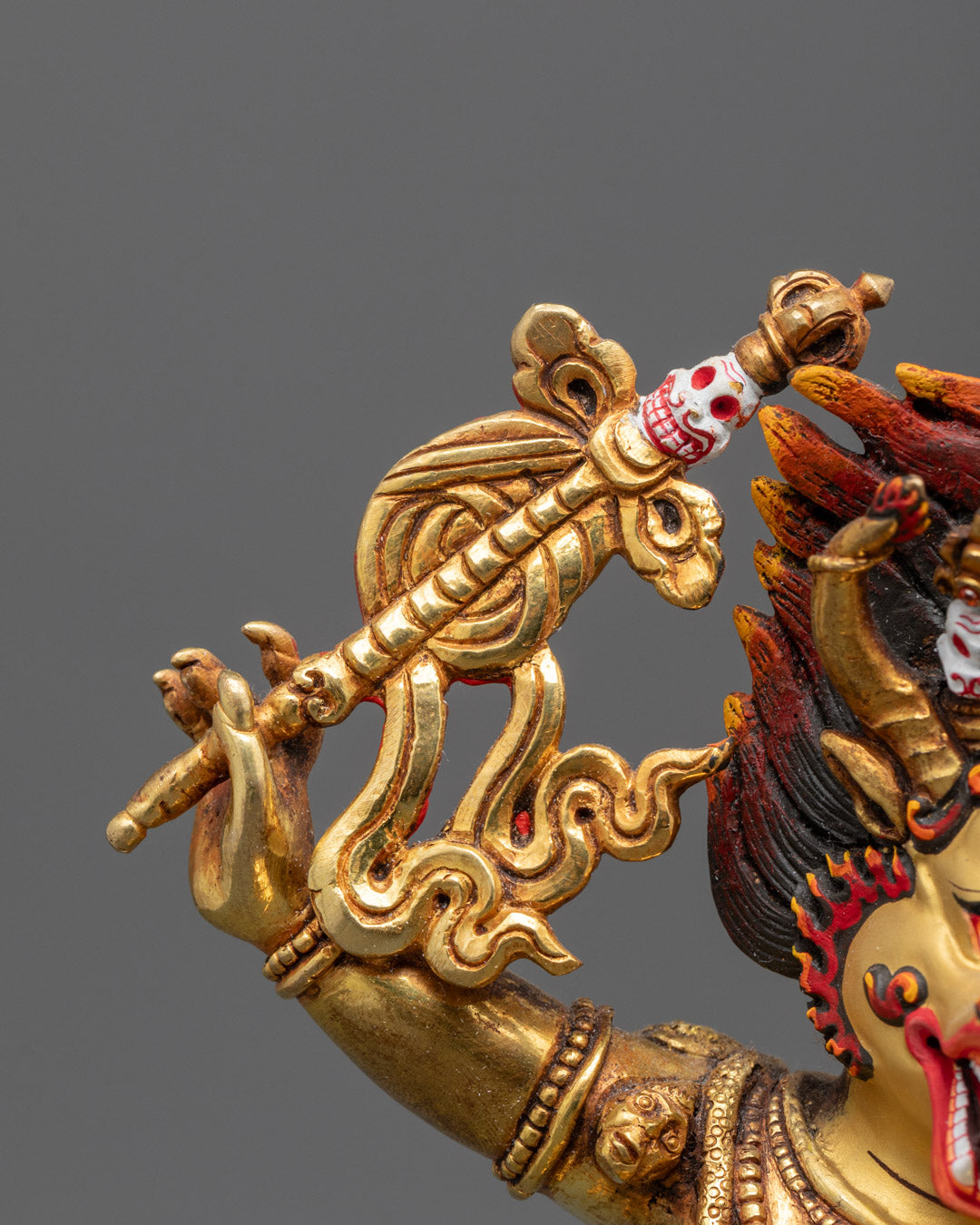 Heruka Yamantaka |  Handcarved Copper Statue