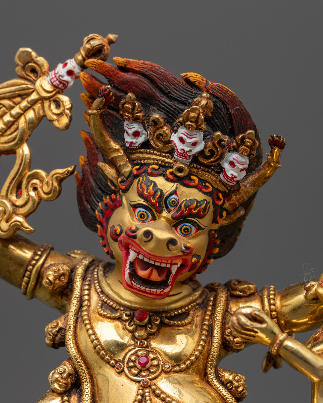 Heruka Yamantaka |  Handcarved Copper Statue
