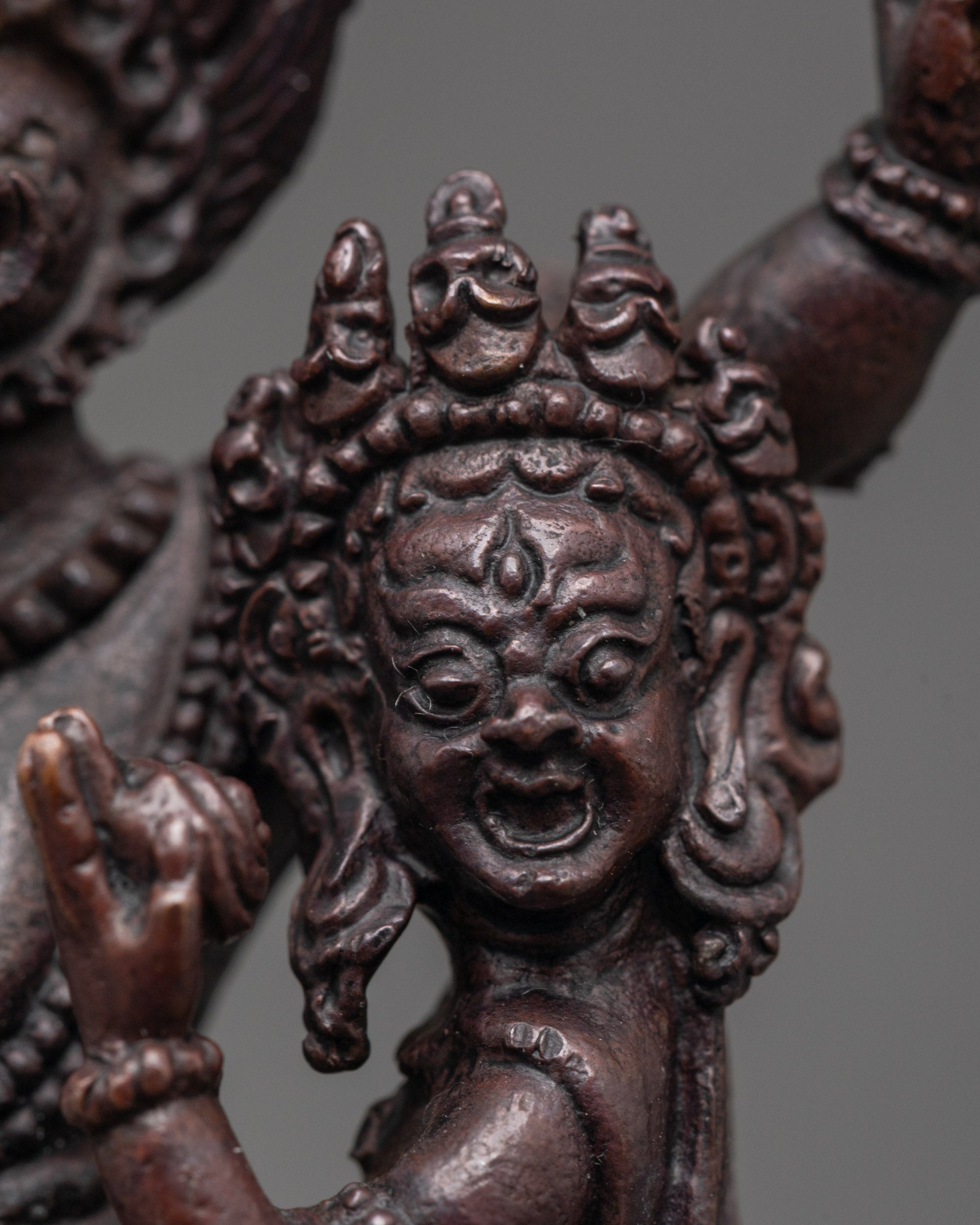 Yama Dharmaraja and Consort Statue | Tibetan Buddhist Sculpture