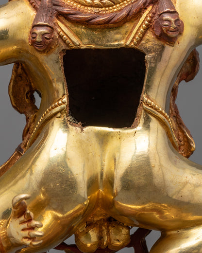 Vajrabhairava Yamantaka Consort Sculpture | Tibetan Protector Deity