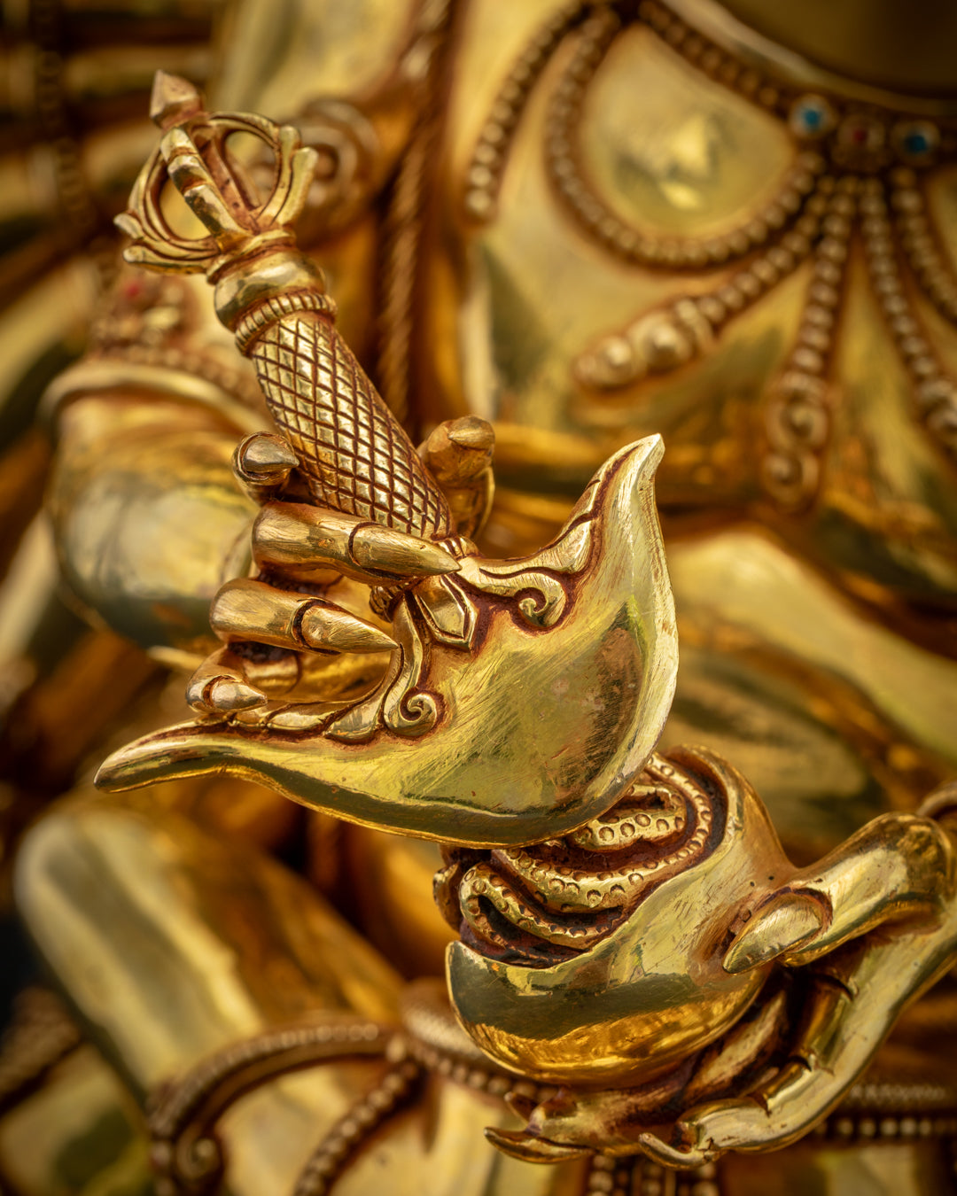 Sacred Yamantaka Statue | Tibetan Buddhist Wrathful Deity