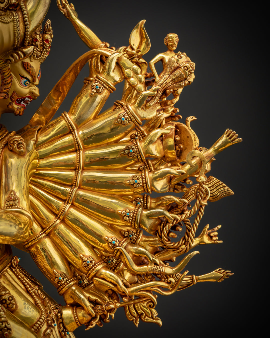Sacred Yamantaka Statue | Tibetan Buddhist Wrathful Deity