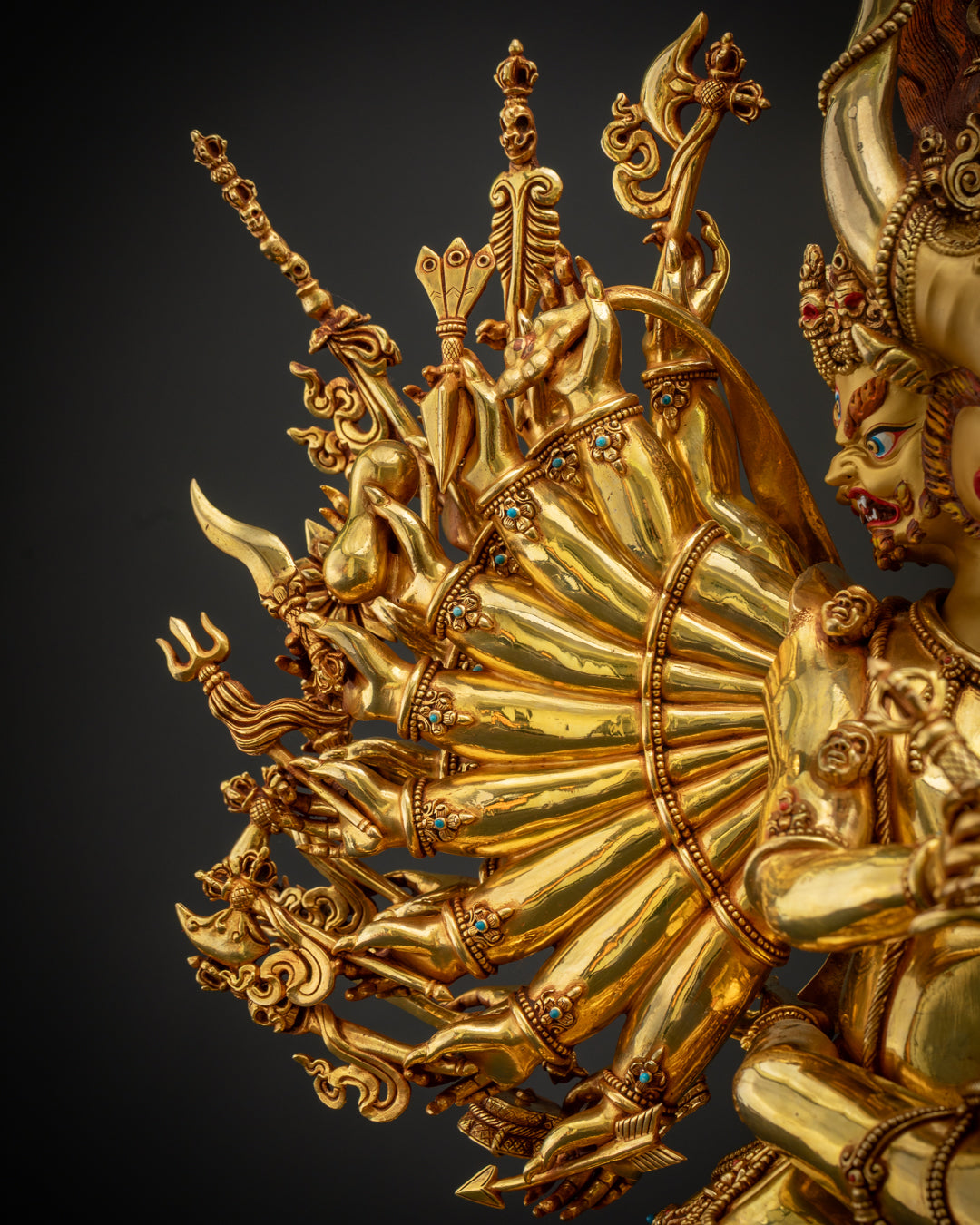 Sacred Yamantaka Statue | Tibetan Buddhist Wrathful Deity