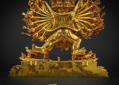 Sacred Yamantaka Statue | Tibetan Buddhist Wrathful Deity