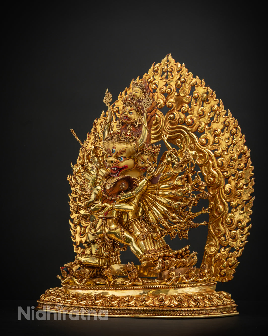 Sacred Yamantaka Statue | Tibetan Buddhist Wrathful Deity