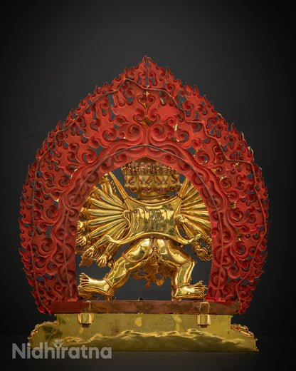 Sacred Yamantaka Statue | Tibetan Buddhist Wrathful Deity