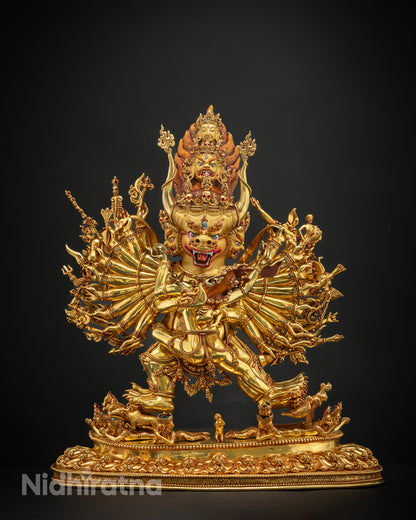 Sacred Yamantaka Statue | Tibetan Buddhist Wrathful Deity