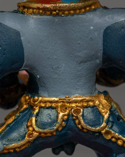 Tibetan Yamantaka Statue | Machine-Crafted Copper Art