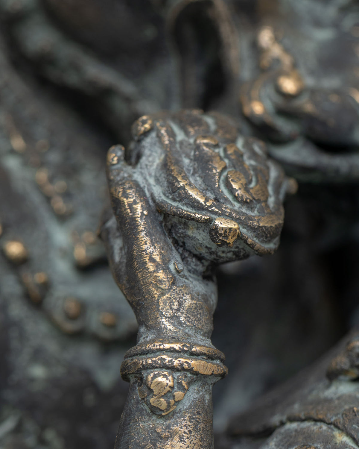 Yama Dharmaraja Yab-Yum Statue | Handcrafted Solid Bronze Figurine