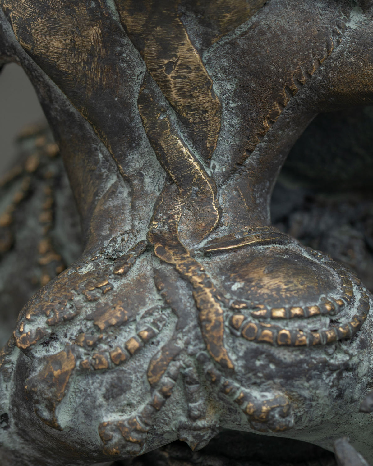 Yama Dharmaraja Yab-Yum Statue | Handcrafted Solid Bronze Figurine