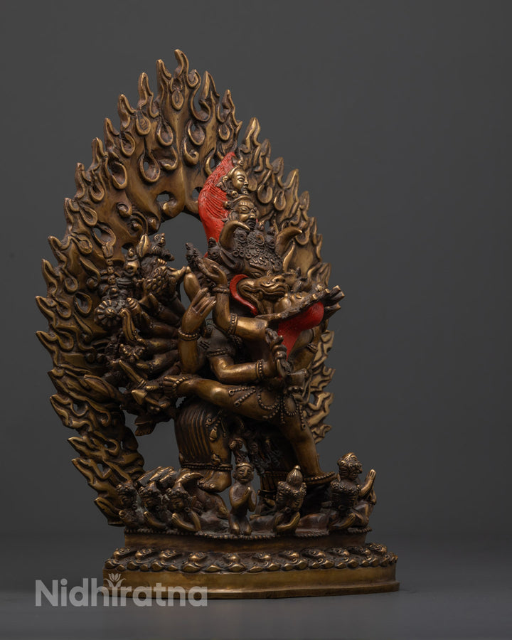 Yamantaka Figurine | Traditional Tibetan Artwork