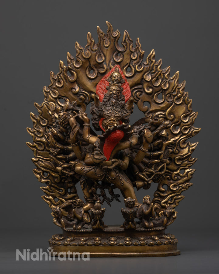 Yamantaka Figurine | Traditional Tibetan Artwork