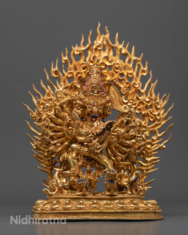 Yamantaka Heruka Statue | Sacred Tibetan Artwork