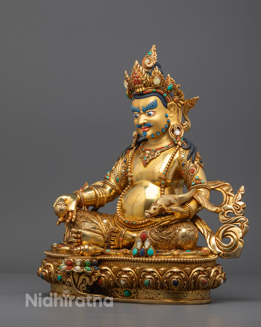 Dzambhala Wealth Deity Statue | Guardian of Prosperity