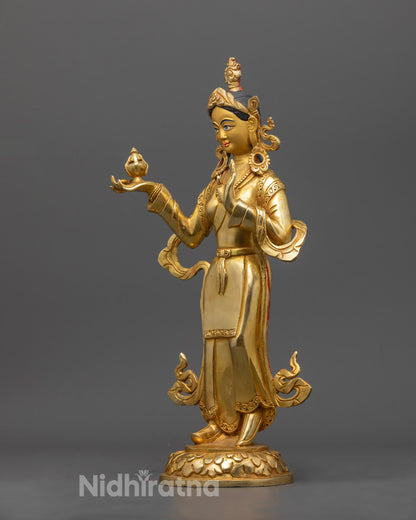 Divine Feminine Duo: Yeshe Tsogyal & Mandarva Statue Set