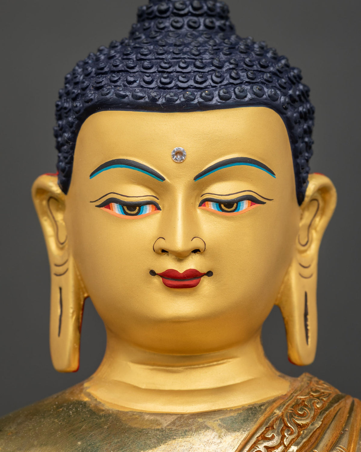 Akshobhya Buddha Mitrugpa Statue with Tranquil Expression
