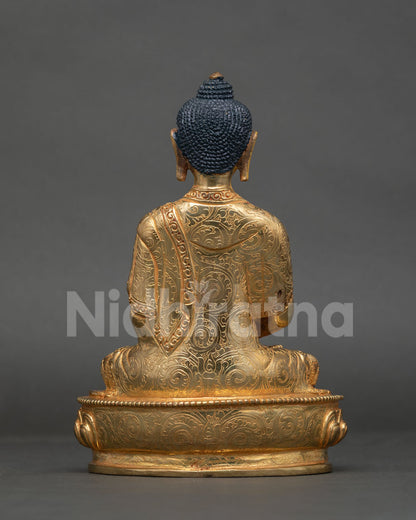 Amitabha Buddha statue Buddha of Infinite Light Sukhavati Pure Land.