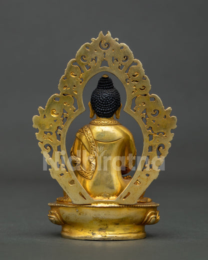 Amitabha Buddha statue handcrafted by newari artists from patan nepal.