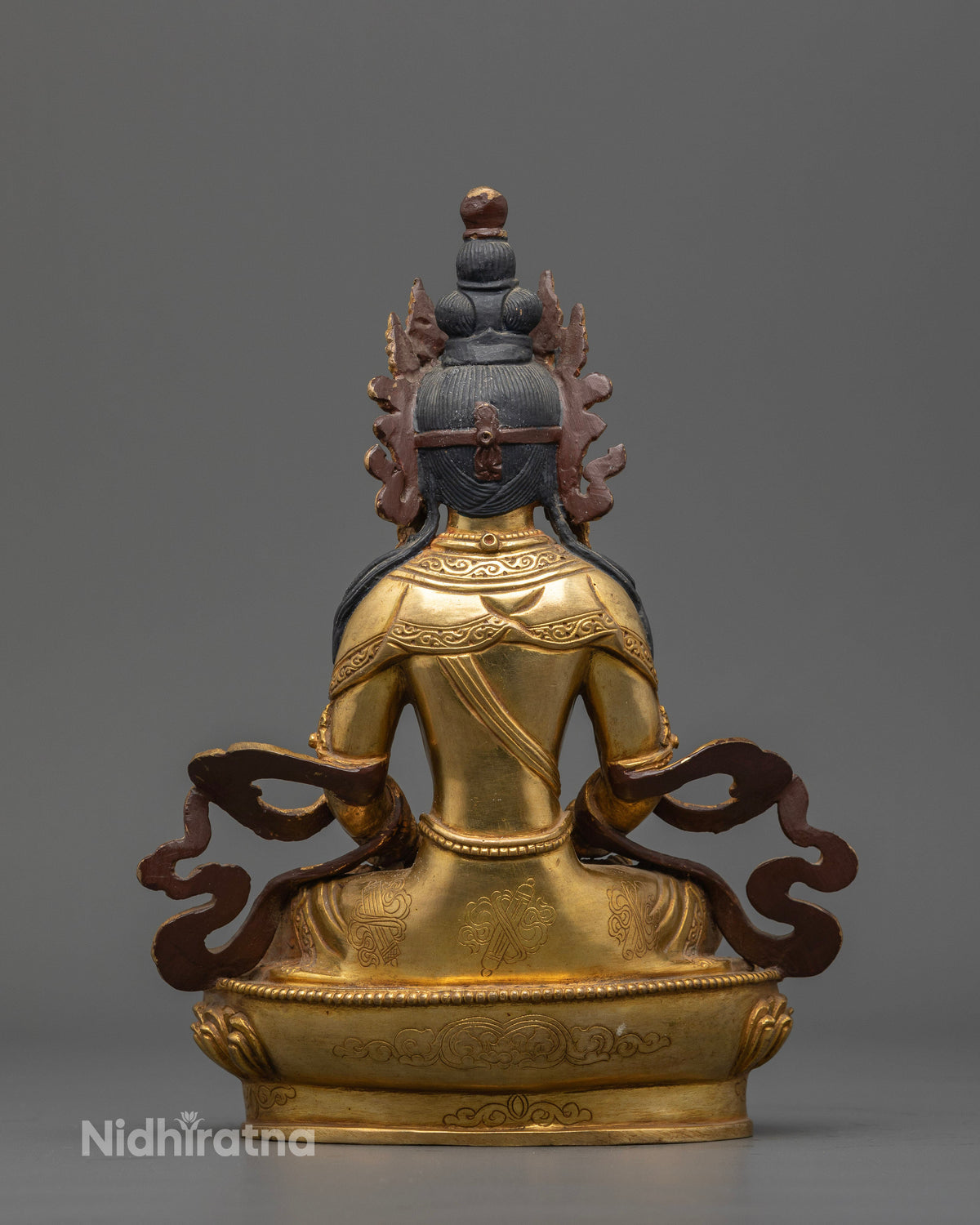 Amitayus Buddha statue handcrafted by a skilled Newari artist from Nepal.