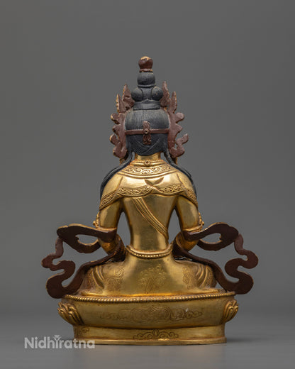 Amitayus Buddha statue handcrafted by a skilled Newari artist from Nepal.