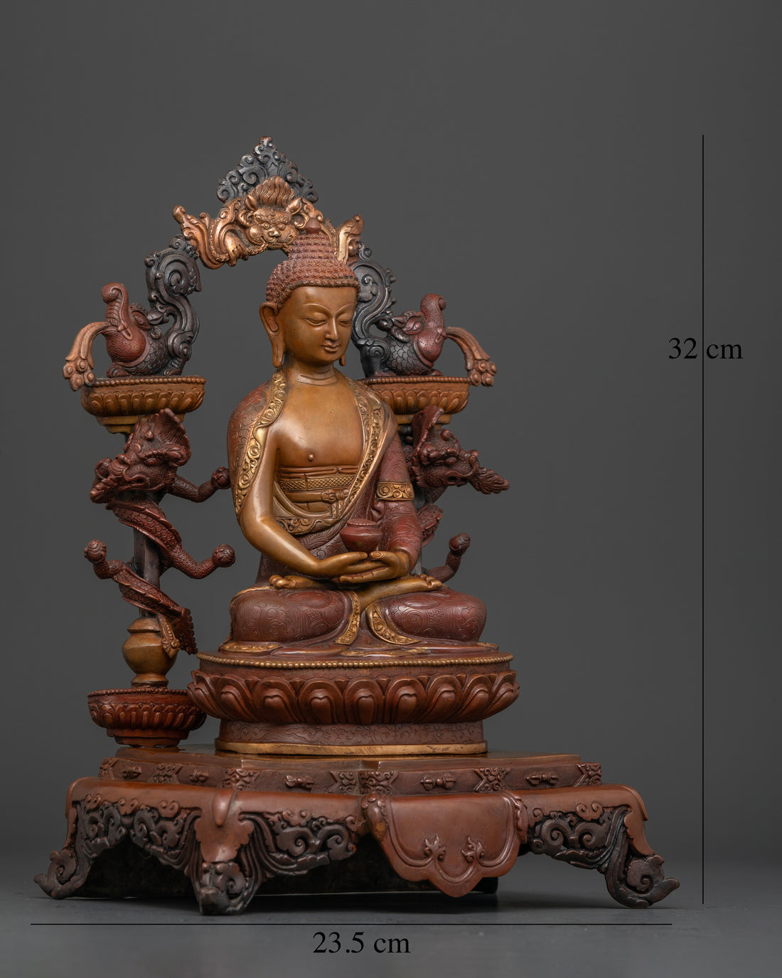 Oxidized Amitabha: The Illuminated Presence of Spiritual Serenity