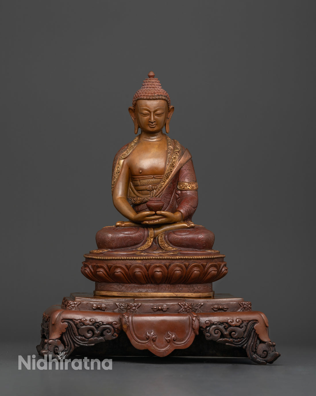 Oxidized Amitabha: The Illuminated Presence of Spiritual Serenity