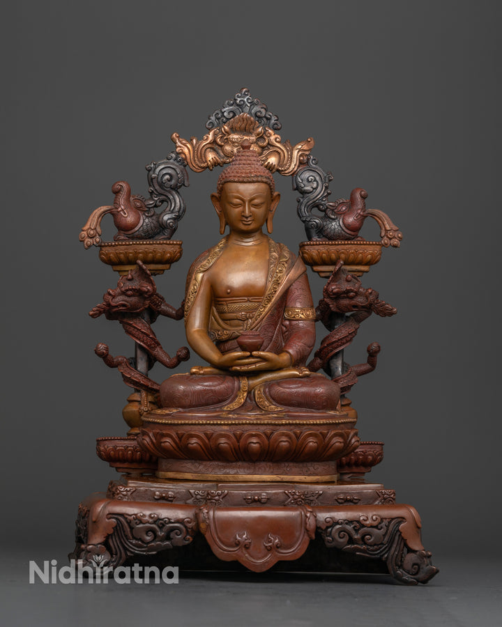 Oxidized Amitabha: The Illuminated Presence of Spiritual Serenity