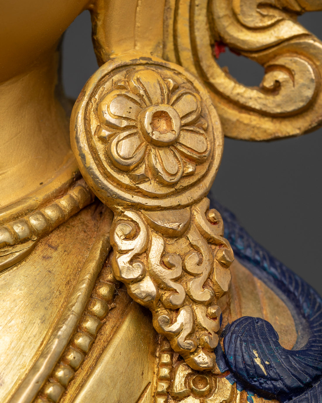 Gold-Plated Amitayus Buddha Statue : Enhance Your Spiritual Space