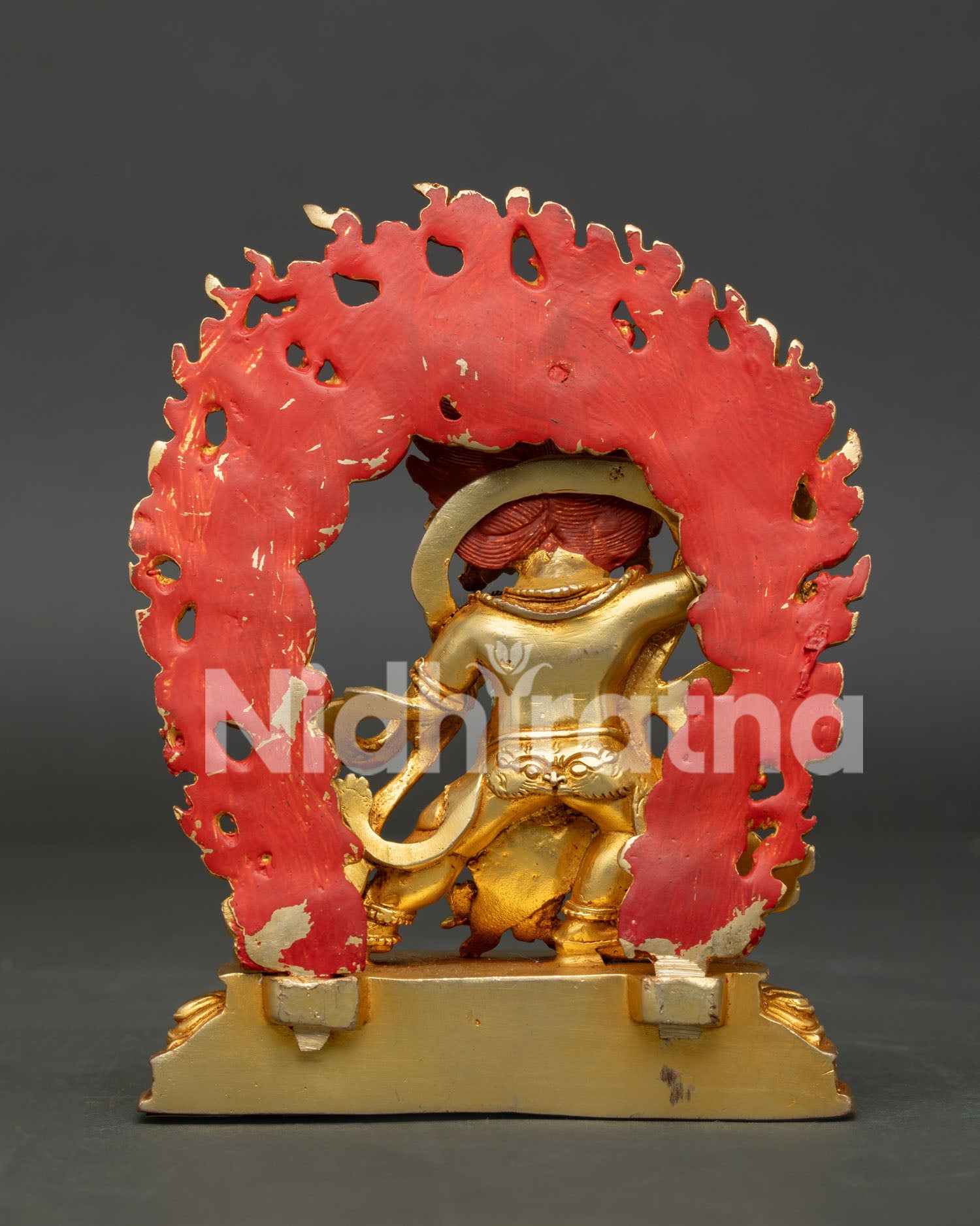Authentic Nepalese Vajrapani Statue for Home Altar and Vajrayana Meditation.