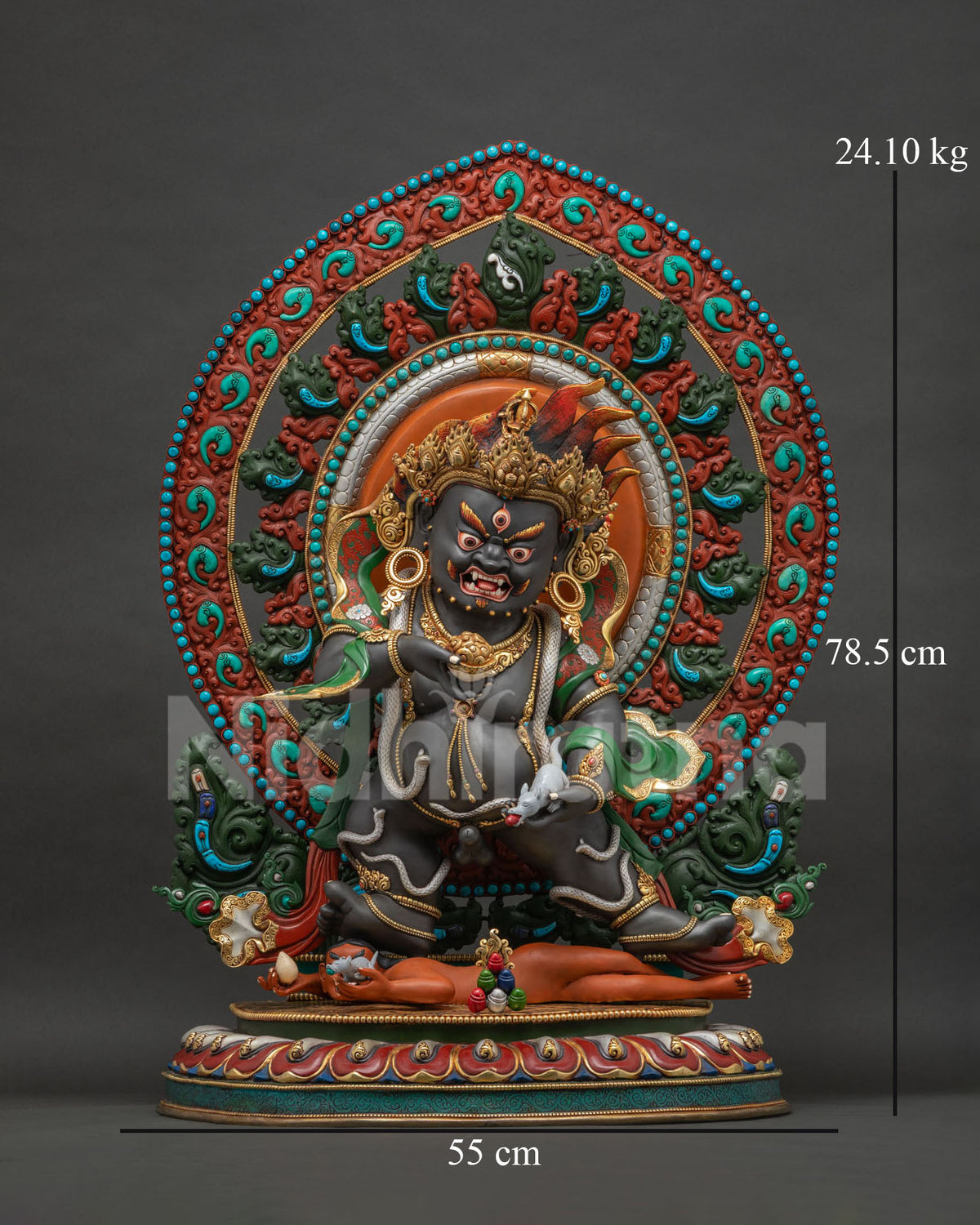 Black Dzambhala Statue