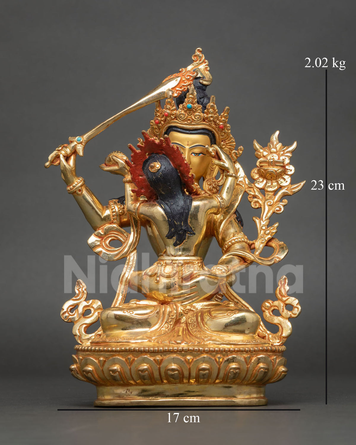 Manjushri Yab-Yum Buddhist Statue | Handcrafted Buddhist Artwork