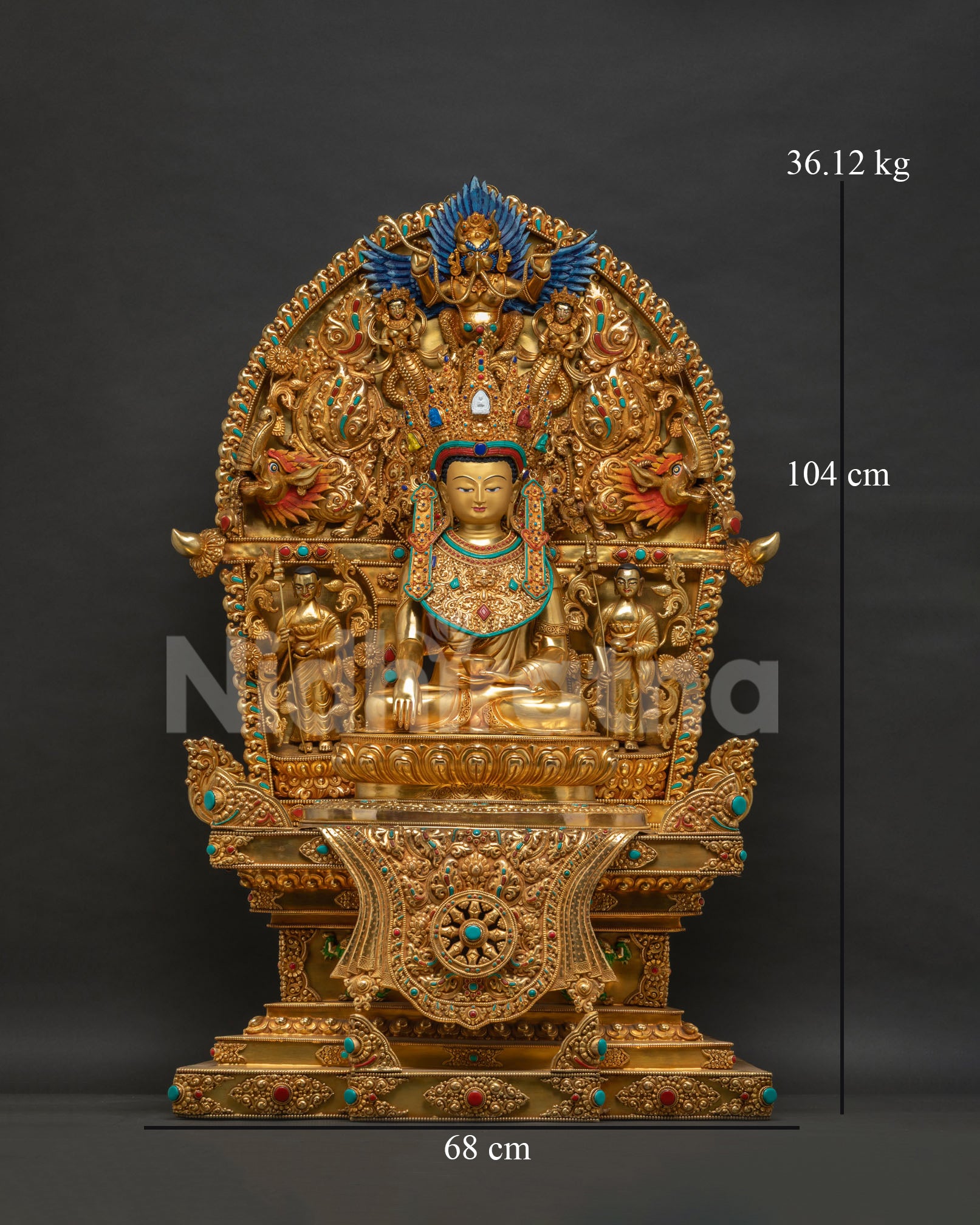 Jowo Rinpoche with Throne