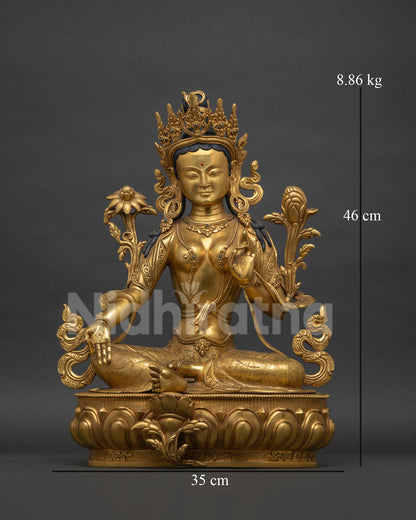 Green Tara Statue