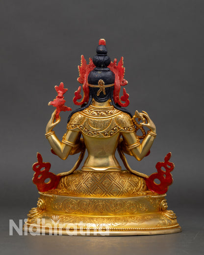 back-view-chenrezig-statue-nepalese-handmade-bodhisattva-compassion-spiritual
